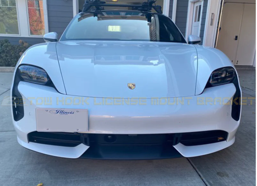 Porsche Taycan / Cross Turismo / 4S / Trubo / Turbo S 2020-2025 Towhook plate holder